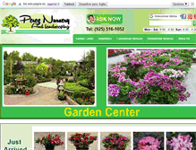 Tablet Screenshot of pereznursery.com